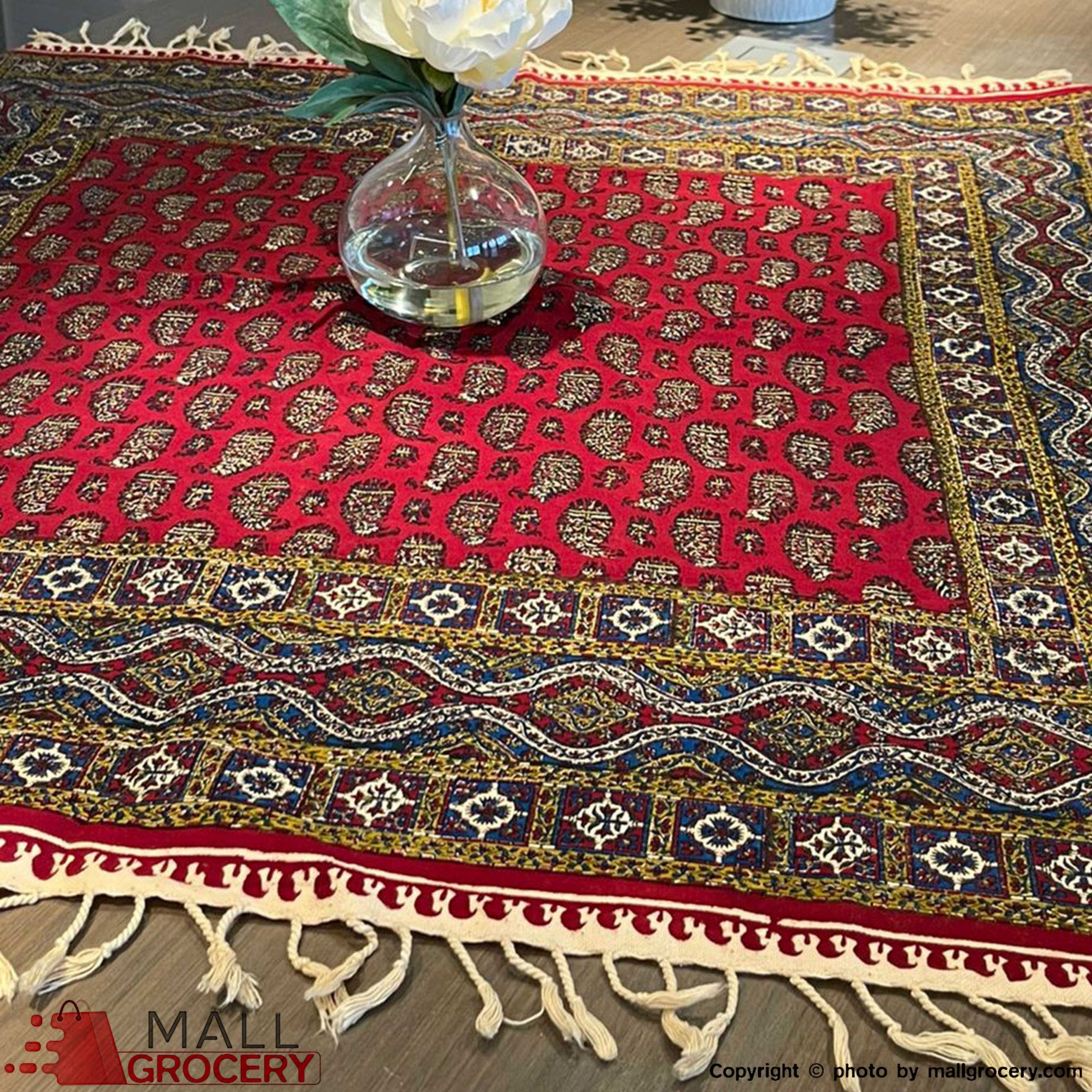 Termeh Tablecloth Hand-Painted and Hand-Woven 45x45-102 - Image 7
