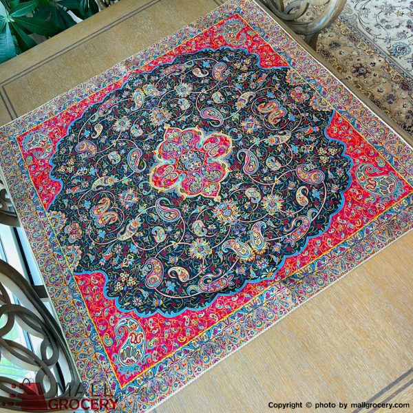 Hand Painted and Hand-Woven Unique Designed Table Cloth-The art of Termeh-40x38-106