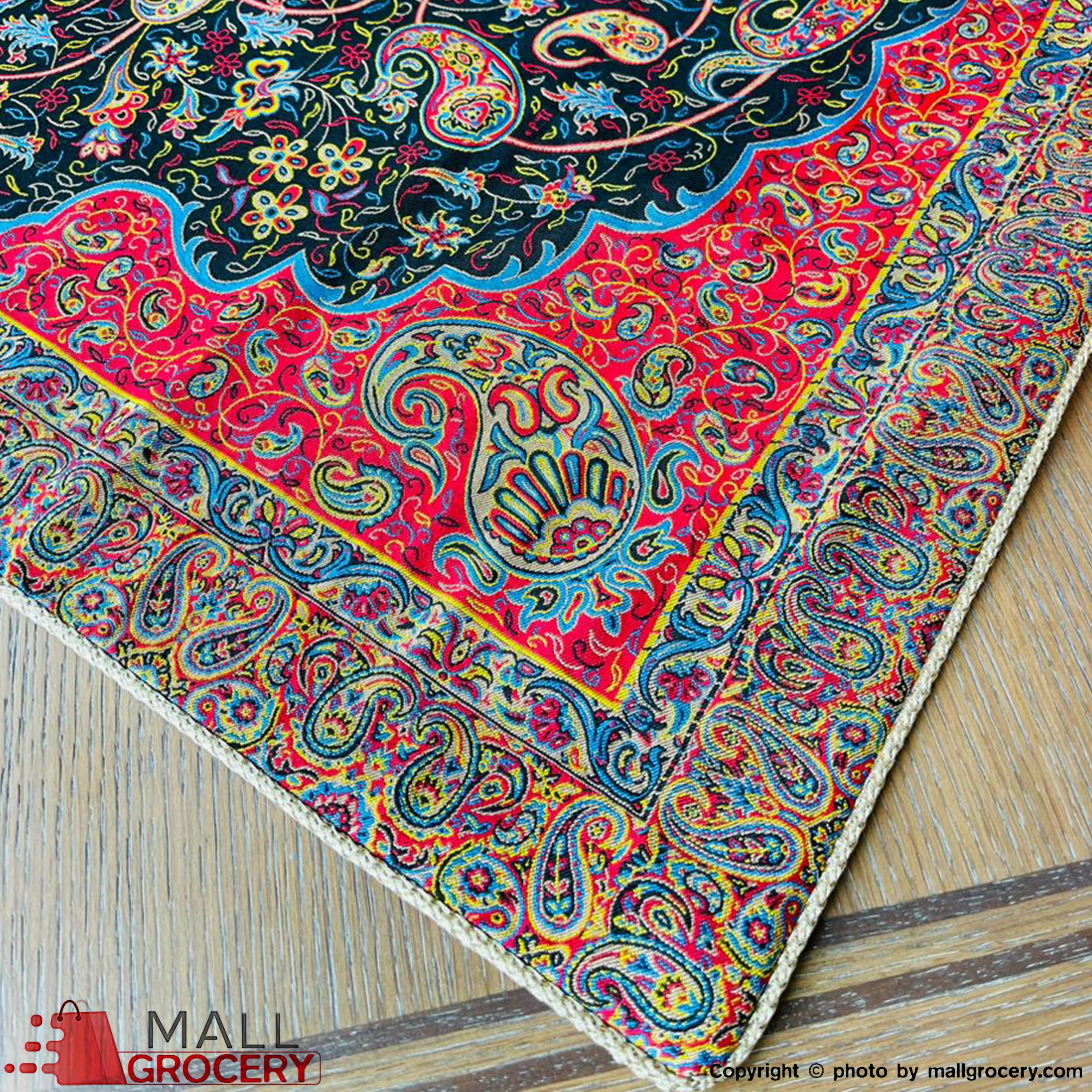Hand Painted and Hand-Woven Unique Designed Table Cloth-The art of Termeh-40x38-106 - Image 5