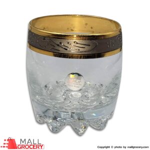 Abka- Glass Gold Rimmed Crystal-Set Of 4