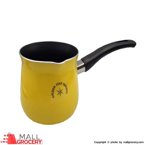 Golden Star-Milk Pot Boiled with Handle (Yellow)