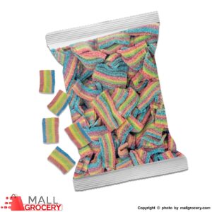 Sweeto-Gummy Sweet Sour Rainbow Belt 1 Lb 454 Gr