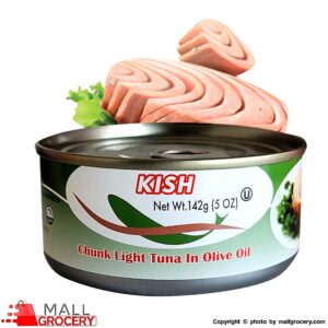 Kish-Chunk Light Tuna In Olive Oil 5 Oz 142 Gr
