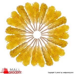 Nabat Saffron Rock Candy on Stick 1 Lb 454 Gr