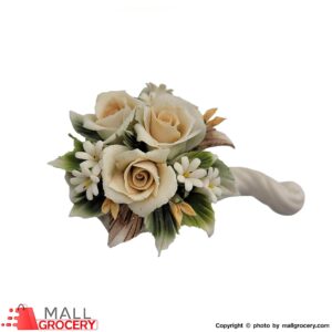 Rose Flower Sculpture Ceramic