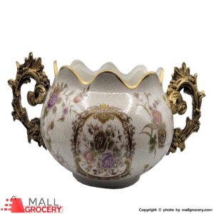 Bowl Nut Decorative Old Ceramic