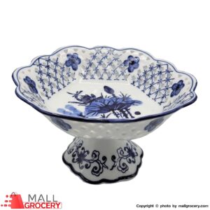 Bowl Fruit Blue and White Oxford