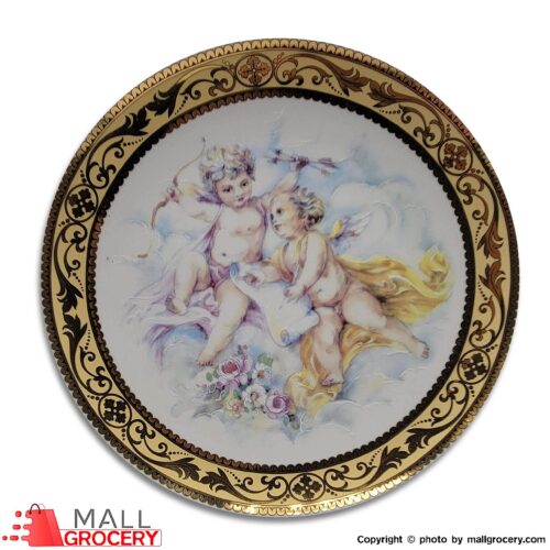 Wall Plate Decorative 2 Angel Design Set of 3