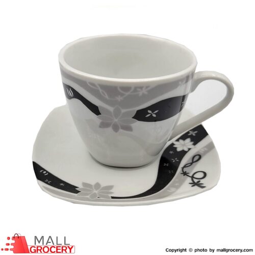 Madison-Cup And Saucer Set Ceramic-Set of 4
