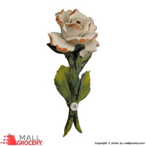 Capodimonte-Rose Branch Decorative Ceramic