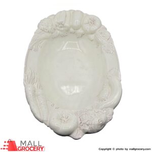 Tadinate -Dish Decorative White Ceramic