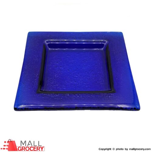 Plate Colored Glass (Square)