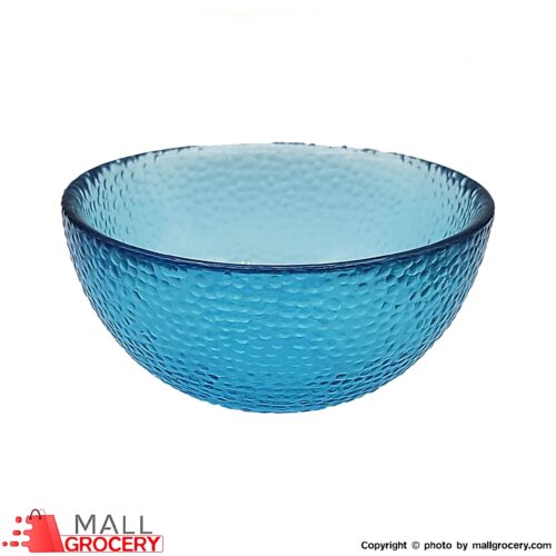 Bowl Blue Coloured Glass