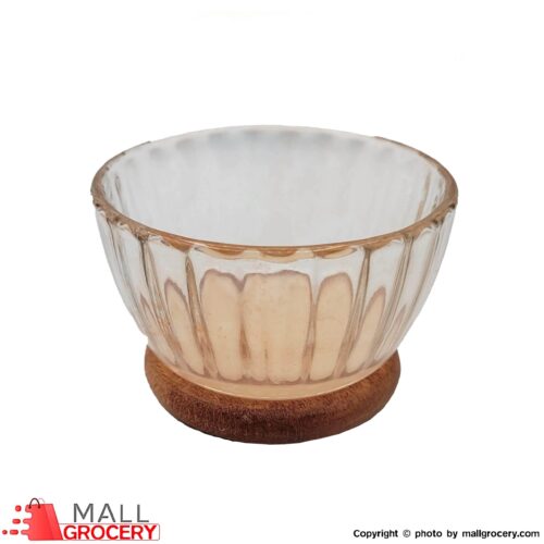 Bowl Pink Coloured Glass