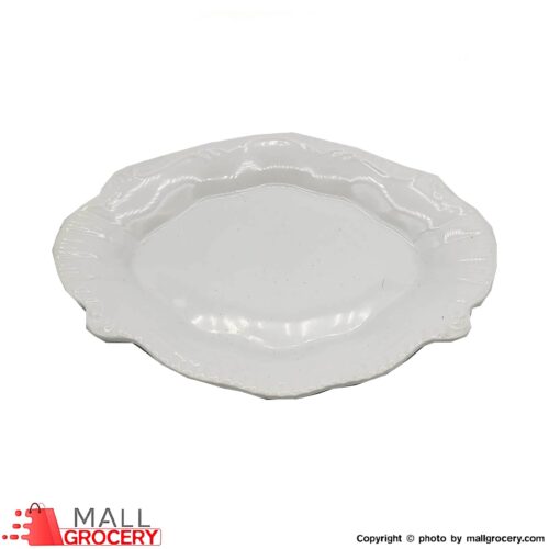 LECOQ-White Ceramic Plate