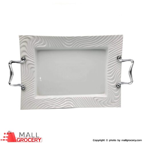 Serving Tray Square Ceramic