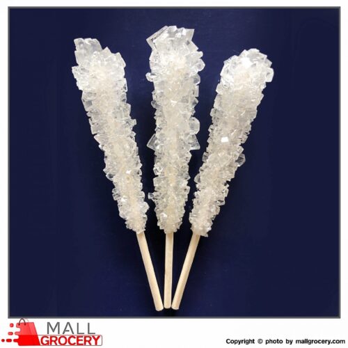 Nabat Rock Candy-on a Stick- White 1 Lb 454 Gr