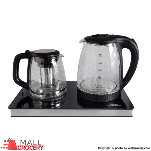 Persian Tea Brewer 2 In 1 Tea Kettle 800W 110V Model No: PTB2022SS
