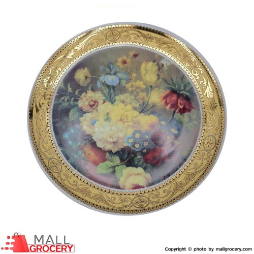 Decorative Wall Plate with Flower Design