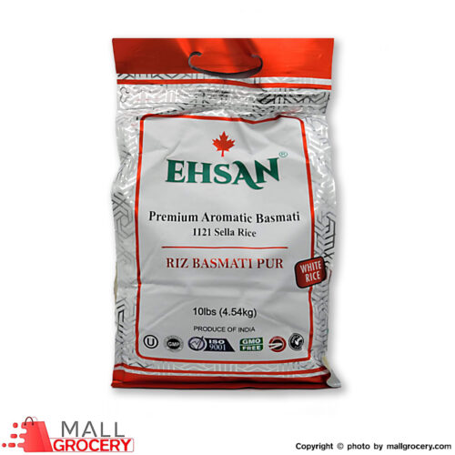 Ehsan-Rice 10 Lb Permium Aromatic Basmati 1121 Sella