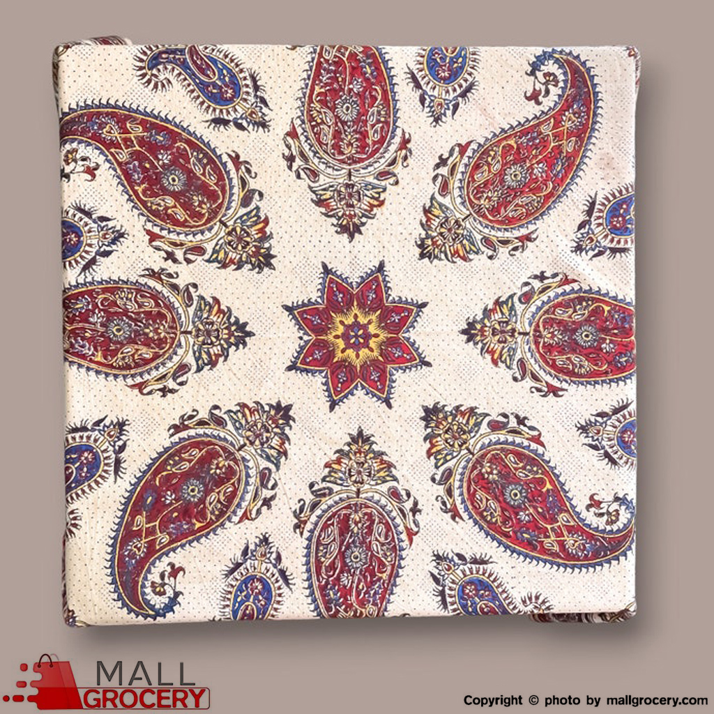 Termeh Tablecloth Hand-Painted and Hand-Woven 45x45-108 - Image 3