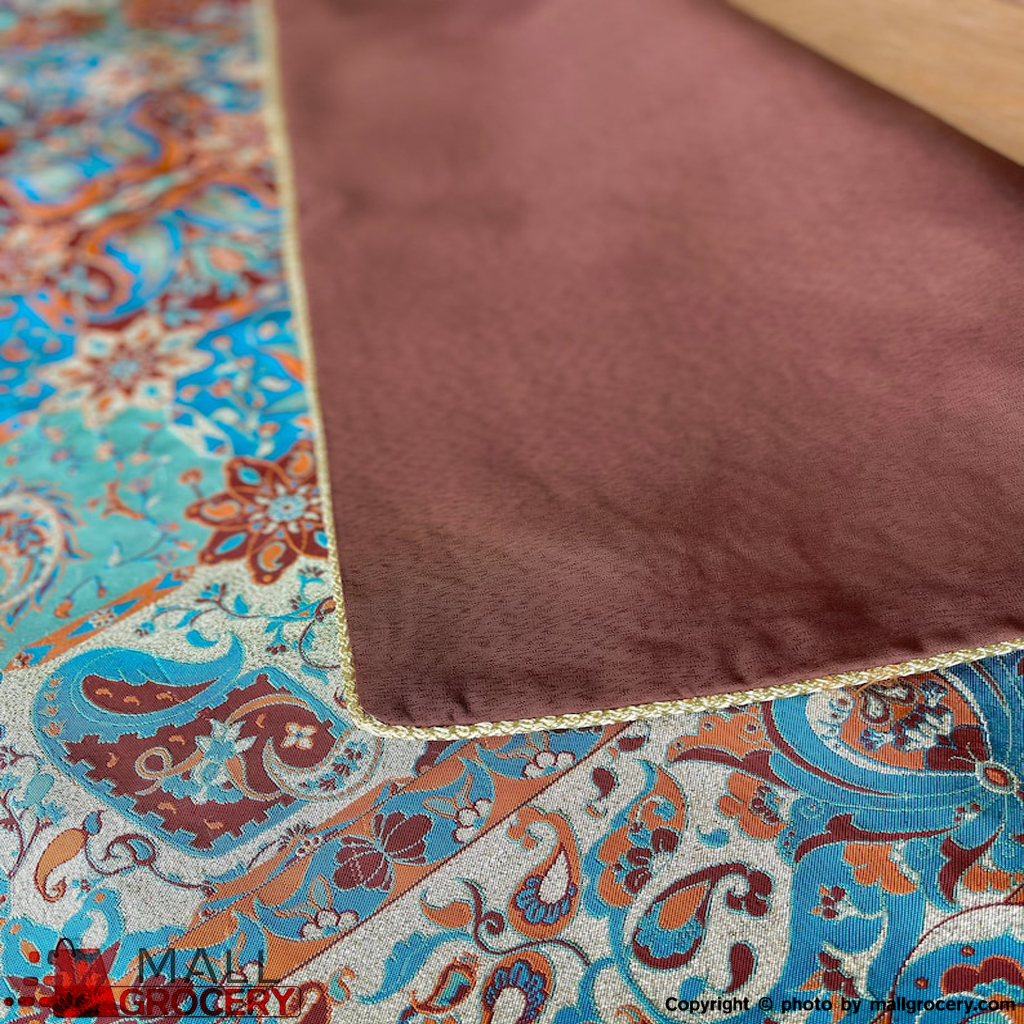 Hand Painted and Hand-Woven Table Cloth with Traditional Patterns 40x38-114 - Image 2