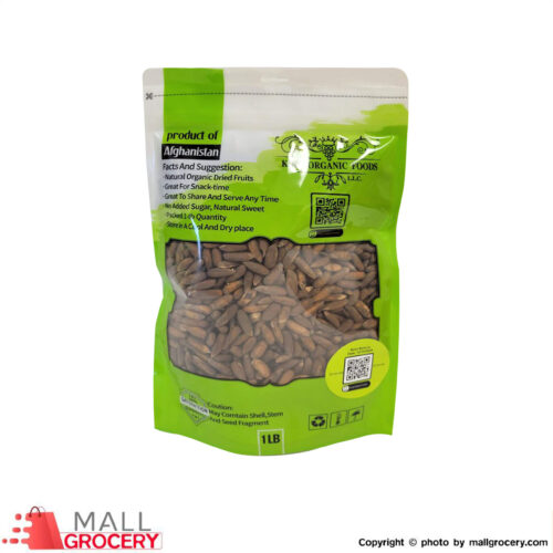 King Organic Foods- Pine Nuts- Chalghoz Afghanistan 1 Lb 454 Gr