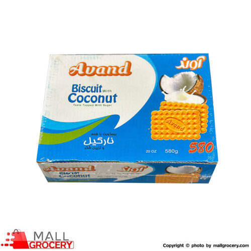 Avand-Biscuit with Coconut Taste Topped with Sugar 20 Oz 580 Gr