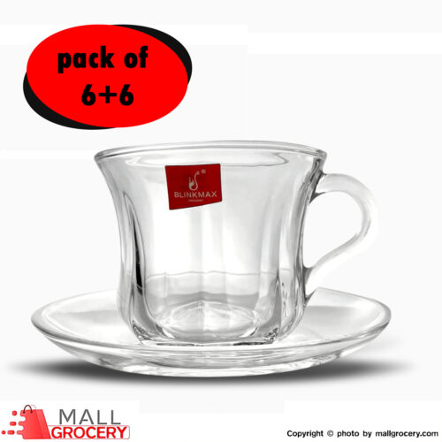 Blinkmax-Crystal Glass Cup-KTZB60-12-Set of 6