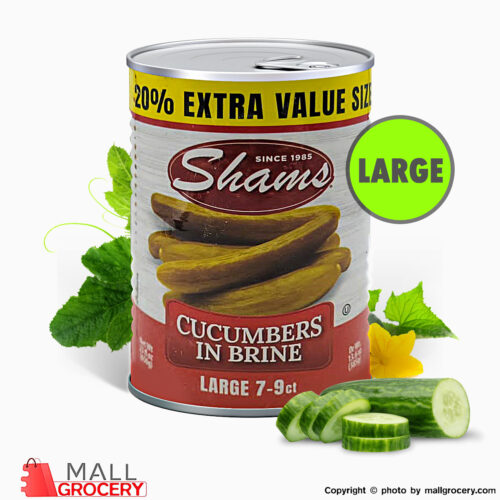 Shams-Cucumbers In Brine 7-9 large 13.6 Fl