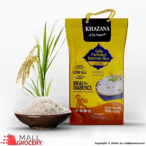 Galil-Khazana-Rice 10 Lb Sella Parboiled Basmati-Free Saffron Inside