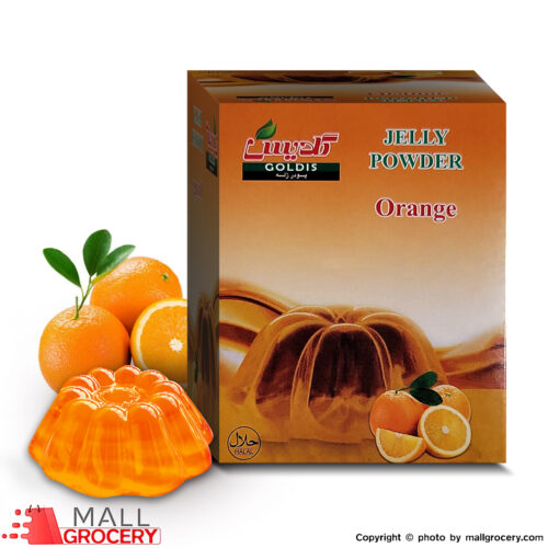 Goldis-Jelly Orange Powder 3 Oz 100 Gr-Halal