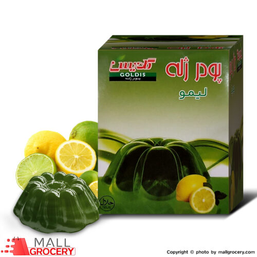 Goldis-Jelly Lemon Powder 3 Oz 100 Gr-Halal