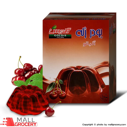 Goldis-Sour Cherry Jelly Powder 3 Oz 100 Gr-Halal