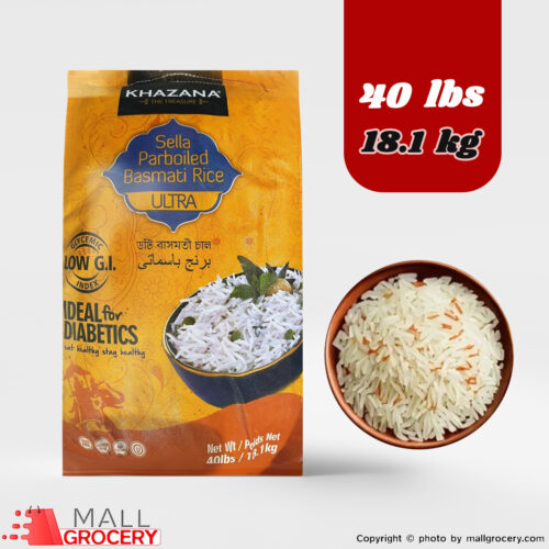 Galil-Khazana-Rice 40 Lb Sella Parboiled Basmati