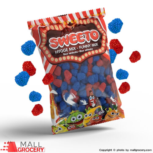 Sweeto-Gummy Red Blue Bead Blackberry 1 Kg