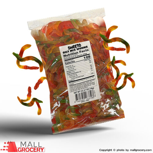 Sweeto-Gummy Oily Mix Worms 1 Kg