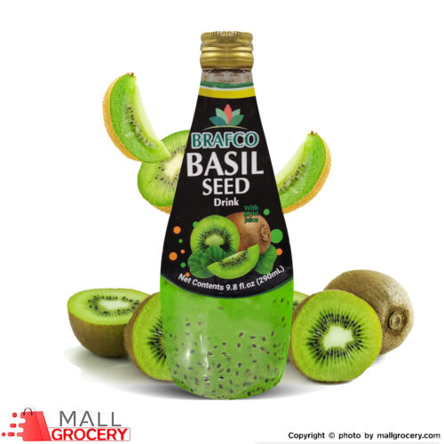 Brafco-Kiwi Juice Basil Seed Drink 290 ml (9.8 Oz)