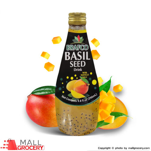 Brafco-Mango Juice Basil Seed Drink 290 ml (9.8 Oz)