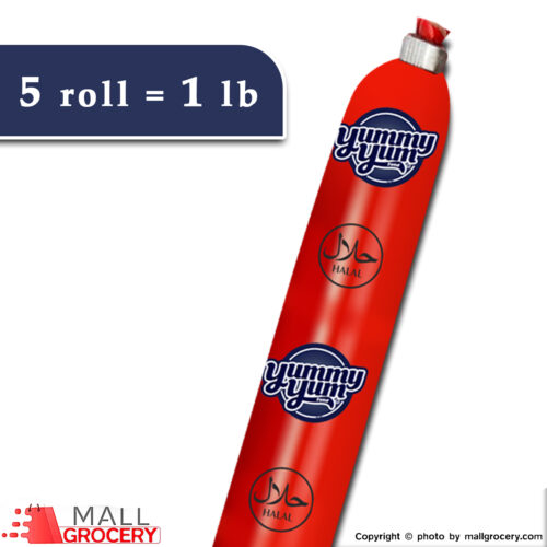 YummyYum-Sausage Beef-Halal-5 Roll=1 Lb 454 Gr