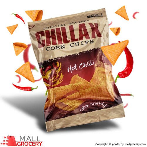 CHILLAX-Chips Hot Chili Flavored Corn 60 Gr