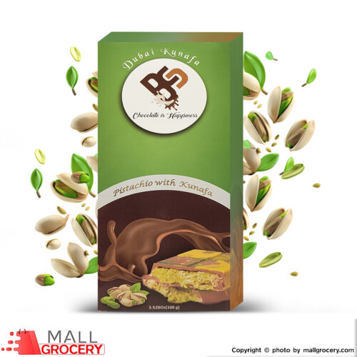 Dubai Kunafa-Chocolate Pistachio with Kunafa 3.5 0z 100 gr