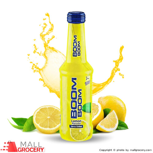 BoomBoomStar-Lemon Flavored Carbonated Drink 250 ml (8.5 Oz)