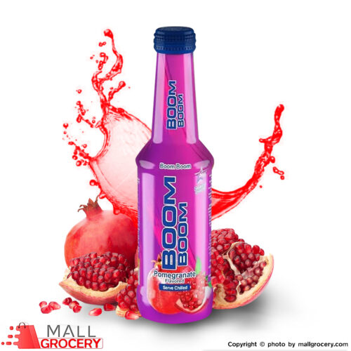 BoomBoomStar-Pomegranate Flavored Carbonated Drink 250 ml (8.5 Oz)