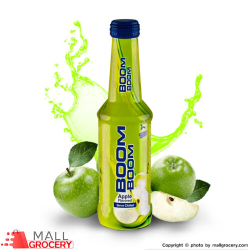 BoomBoomStar-Apple Flavored Carbonated Drink 250 ml (8.5 Oz)